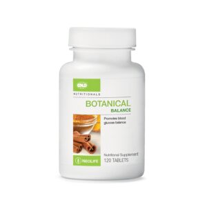 NeoLife Botanical Balance est une approche sûre, à large spectre et holistique de l'équilibre glycémique. Cette formule utilise une science de pointe, des technologies d'ingrédients et une expertise en matière d'approvisionnement pour combiner des ingrédients d'aliments complets qui soutiennent l'équilibre glycémique, vous offrant le soutien puissant nécessaire pour compléter les processus de gestion du glucose du corps.